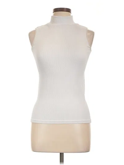 Pre-owned Assorted Brands Sleeveless T-shirt In Ivory