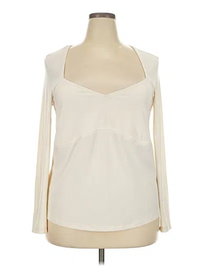 Pre-owned Assorted Brands Sleeveless T-shirt In Ivory