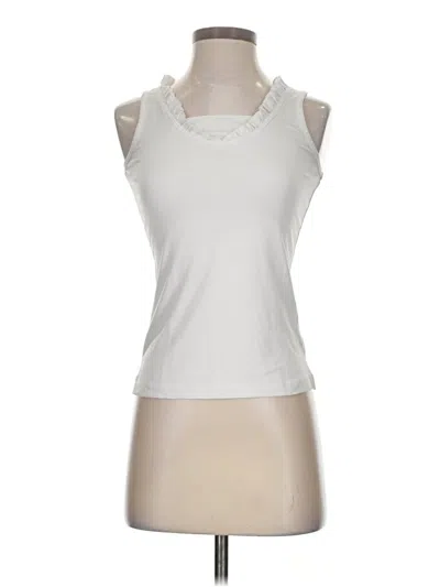 Pre-owned Assorted Brands Sleeveless T-shirt In Ivory