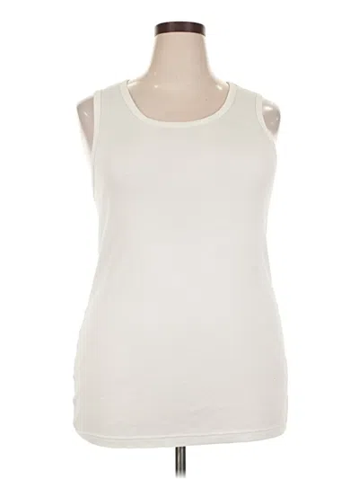 Pre-owned Assorted Brands Sleeveless T-shirt In Ivory