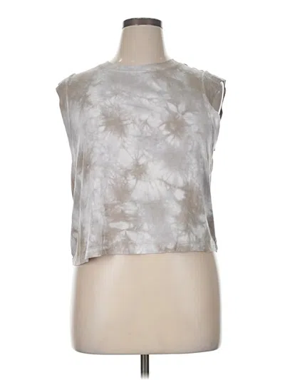 Pre-owned Assorted Brands Sleeveless T-shirt In Ivory