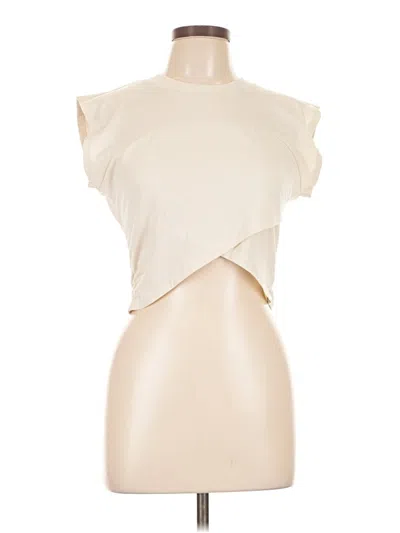 Pre-owned Assorted Brands Sleeveless T-shirt In Ivory