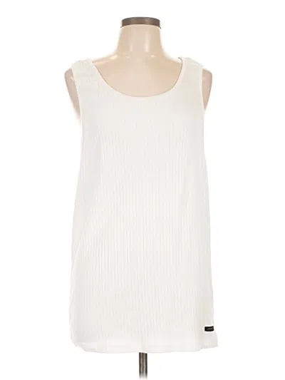 Pre-owned Assorted Brands Sleeveless T-shirt In Ivory