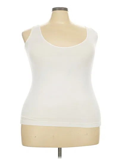 Pre-owned Assorted Brands Sleeveless T-shirt In Ivory