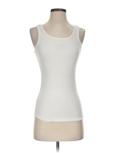 Pre-owned Assorted Brands Sleeveless T-shirt In Ivory