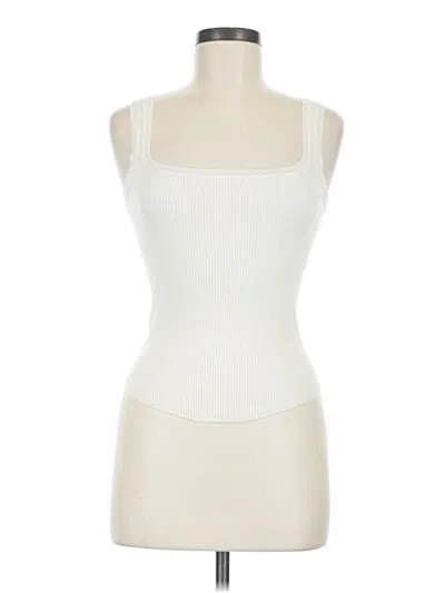 Pre-owned Assorted Brands Sleeveless T-shirt In Ivory