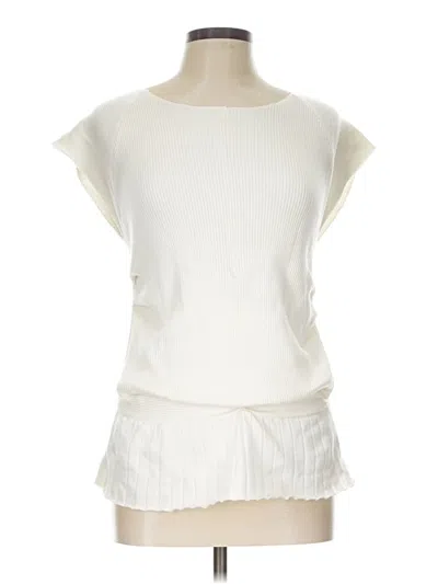 Pre-owned Assorted Brands Sleeveless T-shirt In Ivory