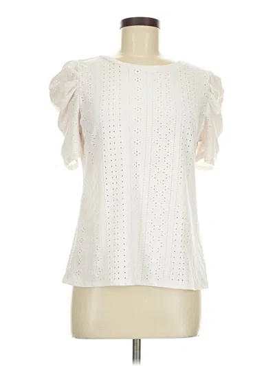 Pre-owned Assorted Brands Sleeveless T-shirt In Ivory