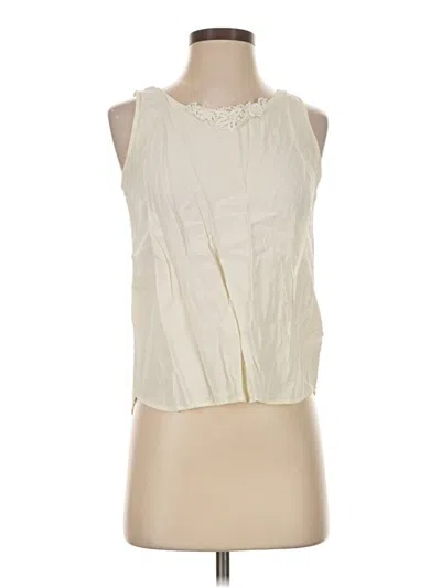 Pre-owned Assorted Brands Sleeveless T-shirt In Ivory
