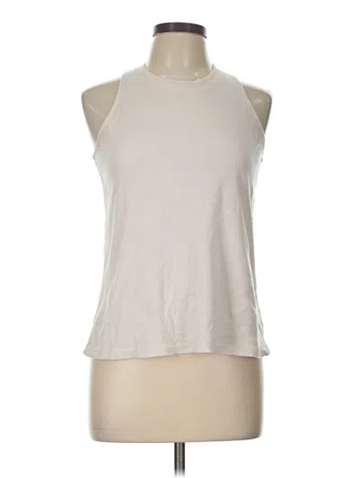 Pre-owned Assorted Brands Sleeveless T-shirt In Ivory