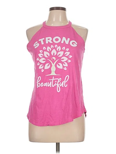 Pre-owned Assorted Brands Sleeveless T-shirt In Pink