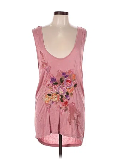 Assorted Brands Sleeveless T-shirt In Pink