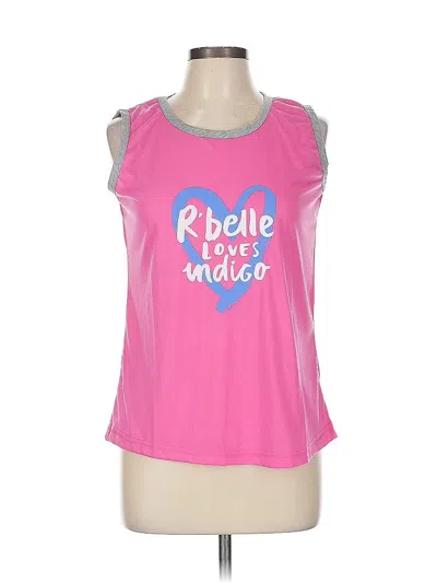 Assorted Brands Sleeveless T-shirt In Pink