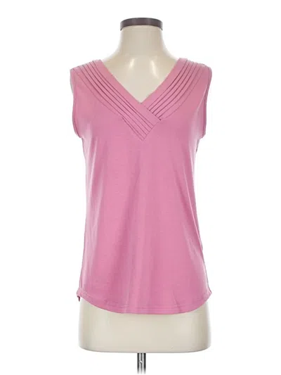 Pre-owned Assorted Brands Sleeveless T-shirt In Pink