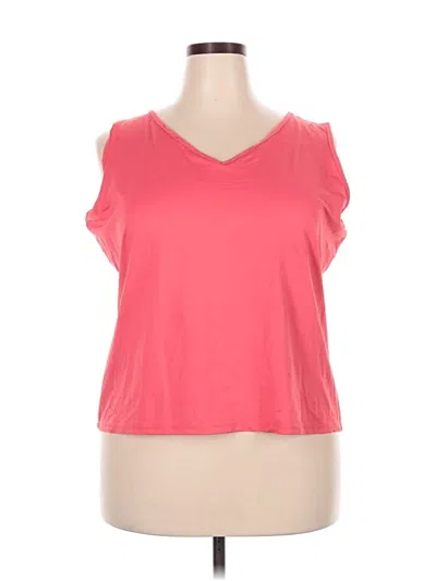 Pre-owned Assorted Brands Sleeveless T-shirt In Pink