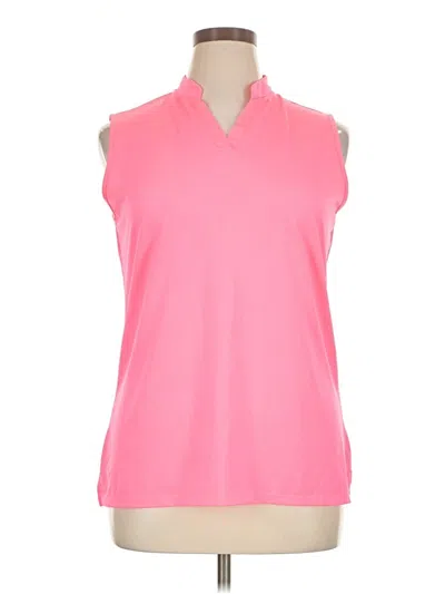 Pre-owned Assorted Brands Sleeveless T-shirt In Pink