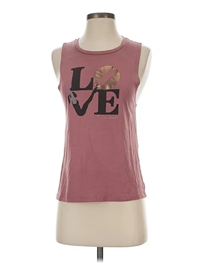Pre-owned Assorted Brands Sleeveless T-shirt In Pink