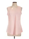 Assorted Brands Sleeveless T-shirt In Pink