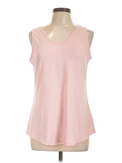 Assorted Brands Sleeveless T-shirt In Pink