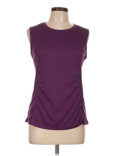 Pre-owned Assorted Brands Sleeveless T-shirt In Purple