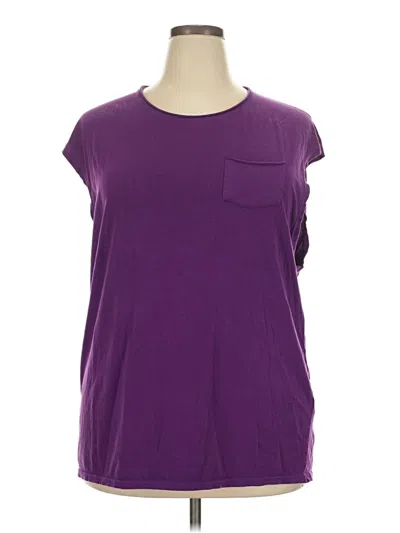 Pre-owned Assorted Brands Sleeveless T-shirt In Purple