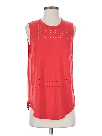 Pre-owned Assorted Brands Sleeveless T-shirt In Red