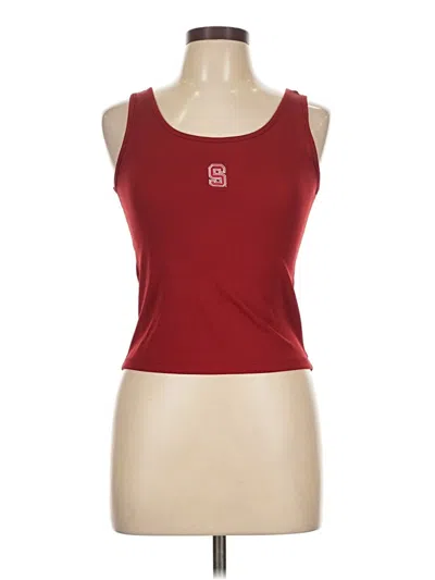Pre-owned Assorted Brands Sleeveless T-shirt In Red
