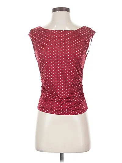 Pre-owned Assorted Brands Sleeveless T-shirt In Red