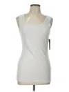 Assorted Brands Sleeveless T-shirt In Silver