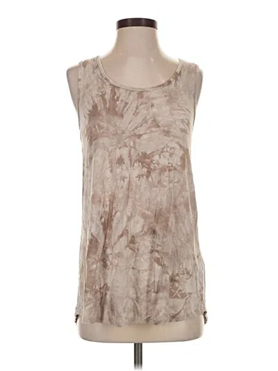 Pre-owned Assorted Brands Sleeveless T-shirt In Tan