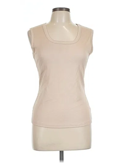 Assorted Brands Sleeveless T-shirt In Tan