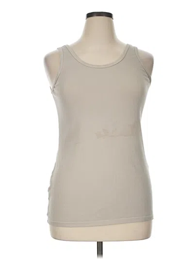 Pre-owned Assorted Brands Sleeveless T-shirt In Tan