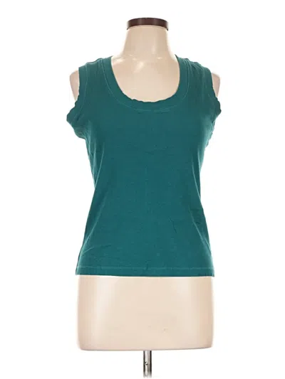 Pre-owned Assorted Brands Sleeveless T-shirt In Teal