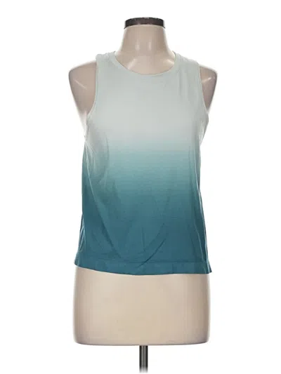 Pre-owned Assorted Brands Sleeveless T-shirt In Teal