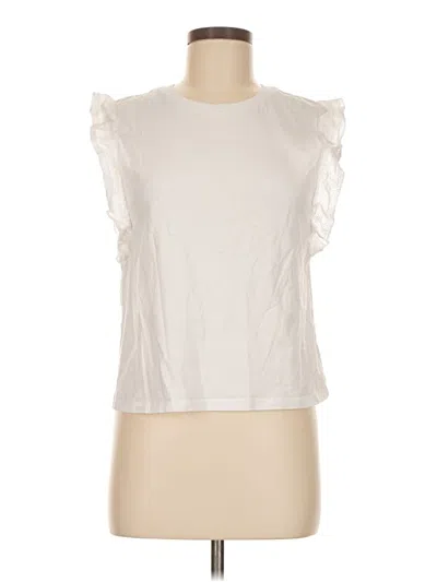 Pre-owned Assorted Brands Sleeveless T-shirt In White