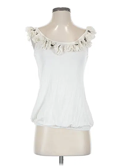 Pre-owned Assorted Brands Sleeveless T-shirt In White