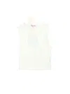 Assorted Brands Sleeveless T-shirt In White