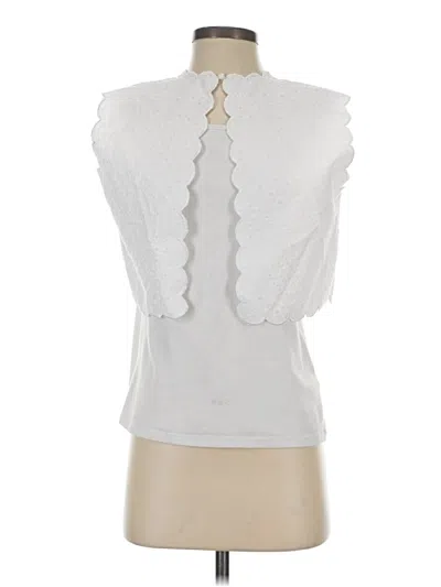 Pre-owned Assorted Brands Sleeveless T-shirt In White