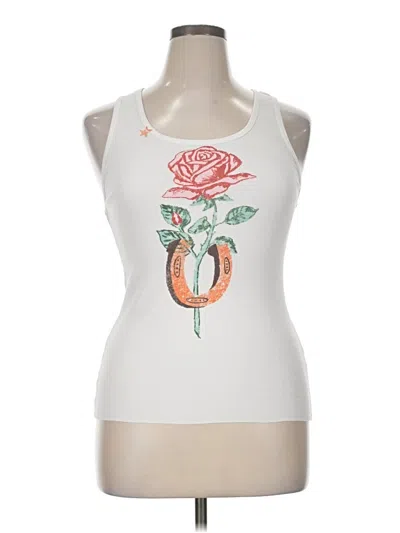 Assorted Brands Sleeveless T-shirt In White