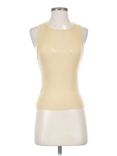 Pre-owned Assorted Brands Sleeveless T-shirt In White