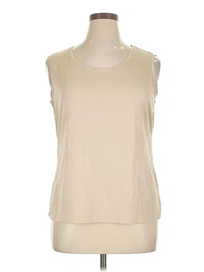 Pre-owned Assorted Brands Sleeveless T-shirt In White