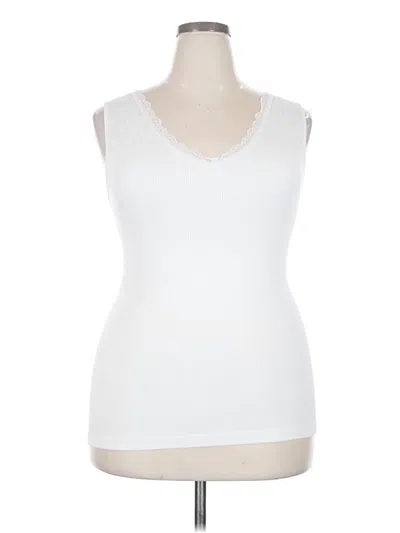 Pre-owned Assorted Brands Sleeveless T-shirt In White