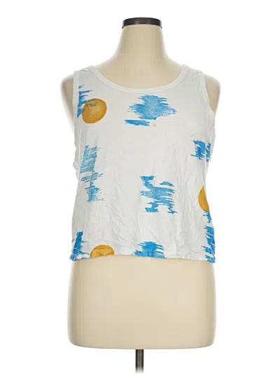 Pre-owned Assorted Brands Sleeveless T-shirt In White