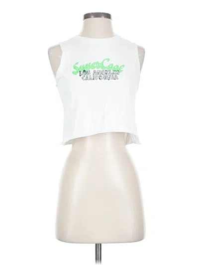 Pre-owned Assorted Brands Sleeveless T-shirt In White