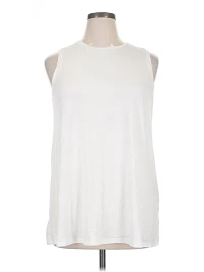 Pre-owned Assorted Brands Sleeveless T-shirt In White