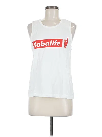 Pre-owned Assorted Brands Sleeveless T-shirt In White
