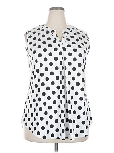 Pre-owned Assorted Brands Sleeveless T-shirt In White