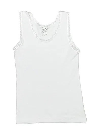 Pre-owned Assorted Brands Kids' Sleeveless T-shirt In White