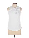 Assorted Brands Sleeveless T-shirt In White