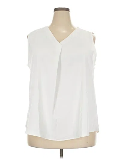 Pre-owned Assorted Brands Sleeveless T-shirt In White